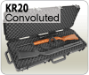 KR20 Gun Case with convoluted foam