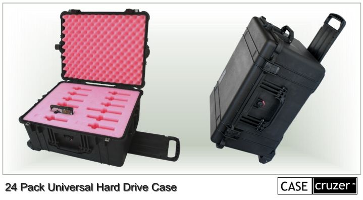 24 Pack Universal Hard Drive Case