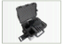 Laptop case with pull out handle extended