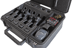 Shooting Range Handgun Case - 5 Pack