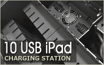10 USB iPad Charging Station
