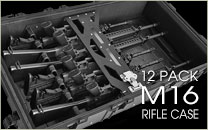 12 Pack M16 Rifle Case