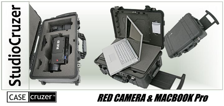 It’s a Wrap! Pelican Red Apple StudioCruzer Protects Red OneDigitalMotion-Picture Camera and MacBook Pro
