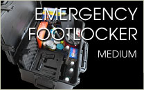 medium emergency footlocker case