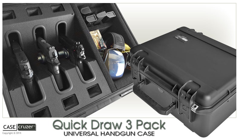 Handgun Case Quick Draw 3 Pack