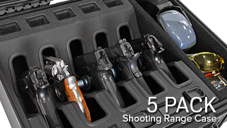 Handgun Range Case 5 Pack