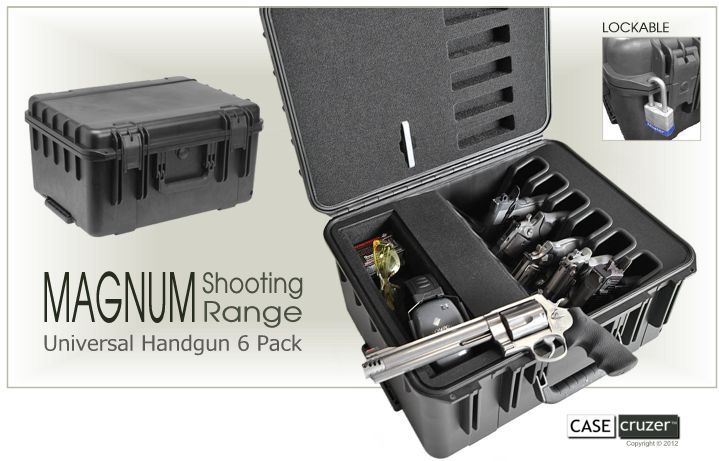 Magnum Shooting Range Handgun 6 Pack Case