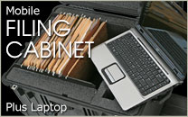Mobile Laptop Filing Cabinet Case
