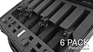 Pistol Cases 6 Pack