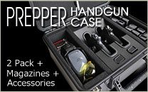 Prepper Handgun Case 2 Pack