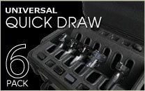 Quick Draw Handgun Case 6 Pack