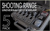 Shooting Range 5 Pack Handgun Case