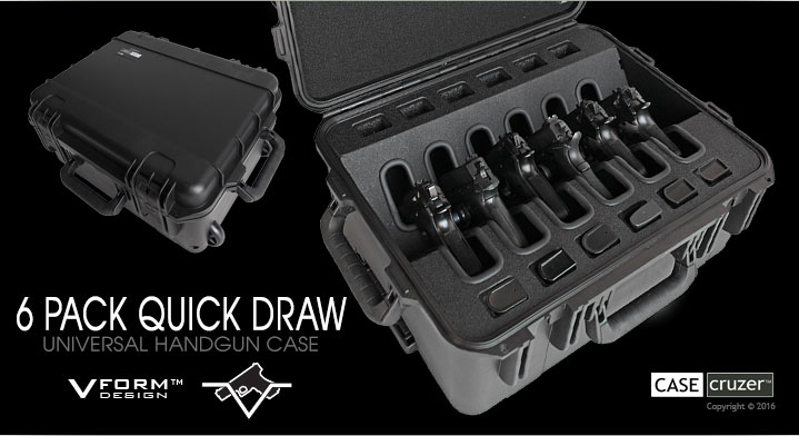 quick draw universal handgun 6 pack