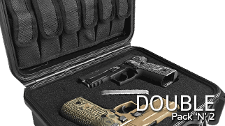 Pack 'N' 2 Handgun Case Double