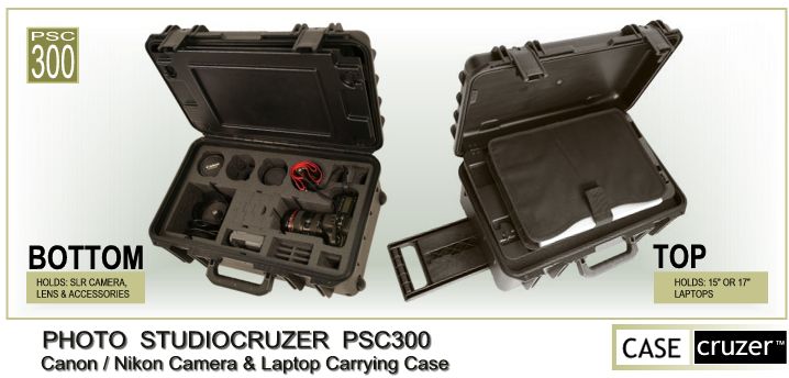 StudioCruzer PSC300 - Canon / Nikon Camera & Laptop Case