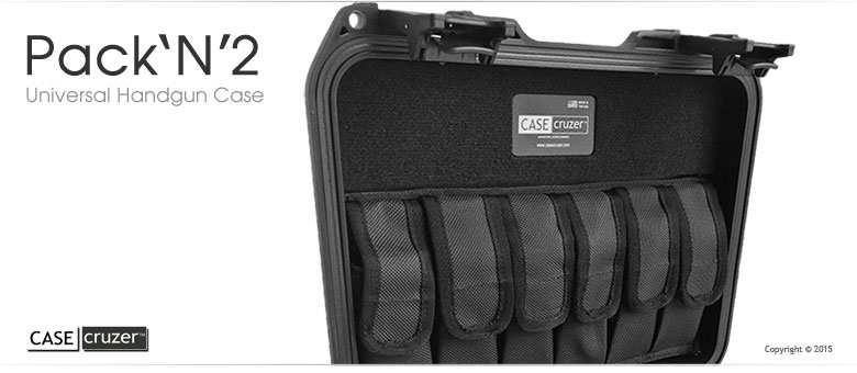 2 Pack Handgun Case