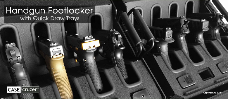 Handgun Case Footlocker 8 Pack