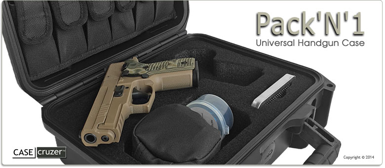 Pack N 1 Handgun Case Single