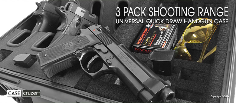 Handgun Case 3 Pack