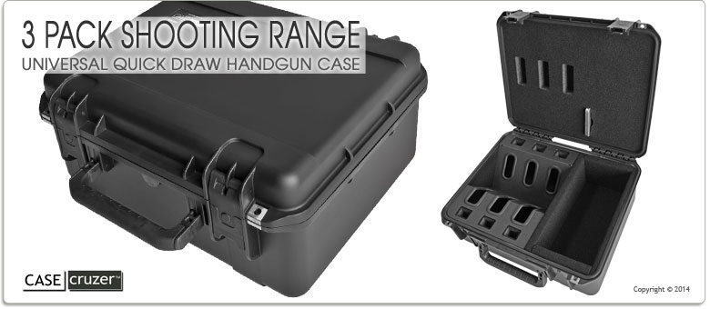 Multi Handgun Case 3 Pack