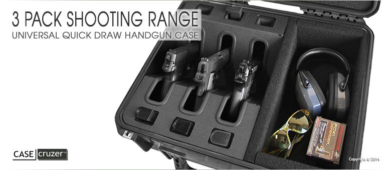 Multi Pistol Case 3 Pack
