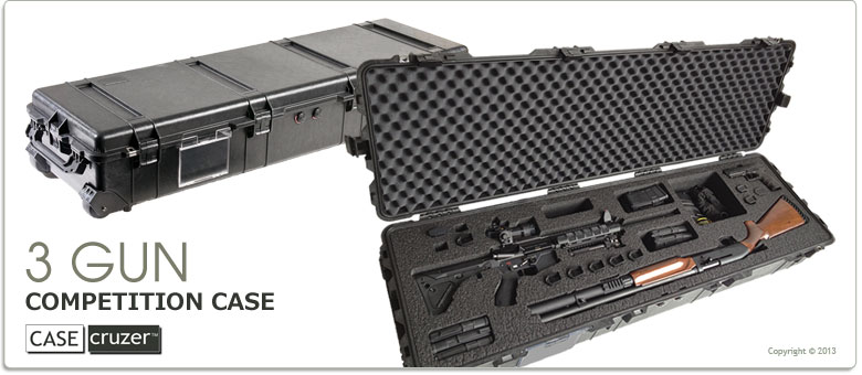 Gun Competition Case for 3 Guns