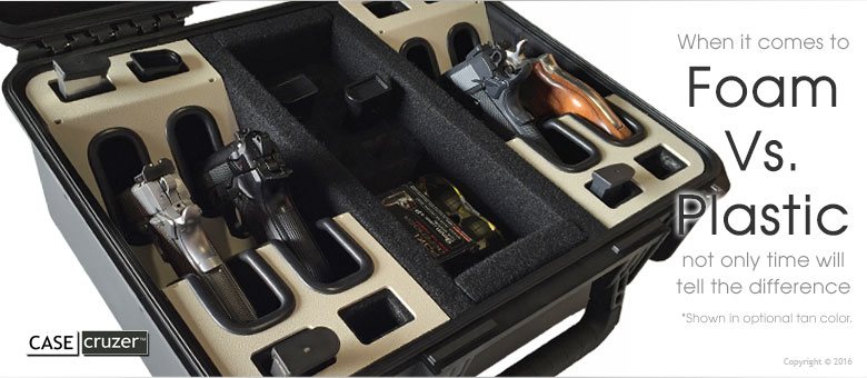 Handgun Case plastic interior vs foam interior
