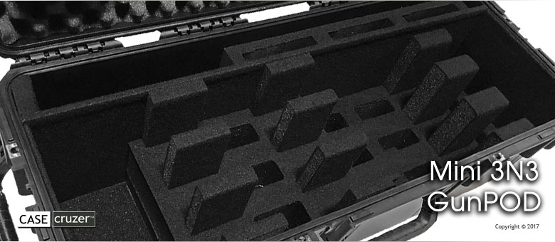 3 Pistol 3 Gun Case Mini 3N3 GunPOD