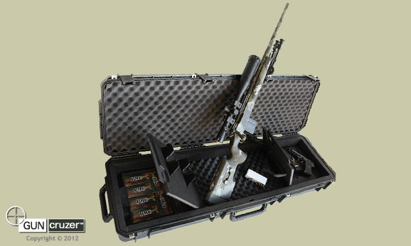 gun case with compartments