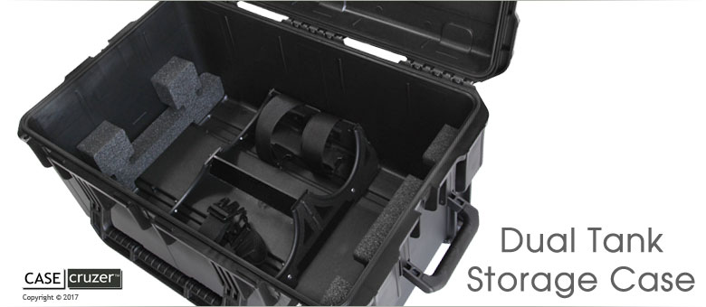 Dual Scuba Tank Case CaseCruzer