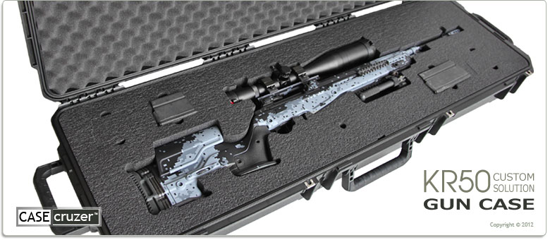 Custom Gun Case solution shown in KR50